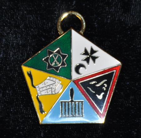 Allied Masonic Degree - Past Masters Collarette Jewel - Click Image to Close